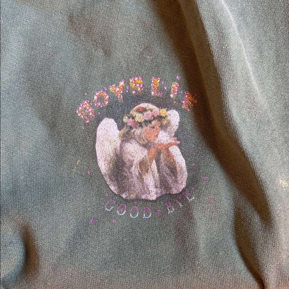 Boys Lie Sage Green Track Pants - Picture 3 of 5